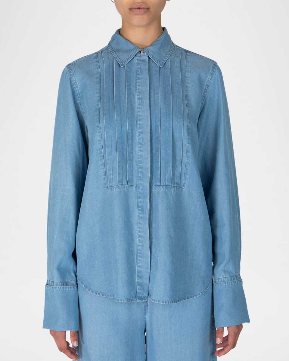 Lilo Tuxedo Chambray Shirt